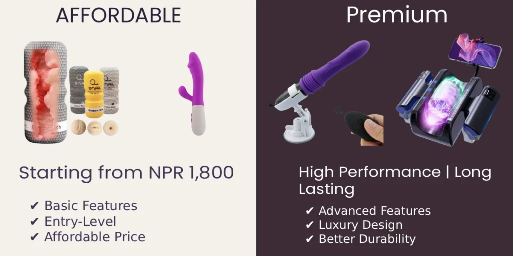 Affordable vs Premium Sex Toys in Nepal