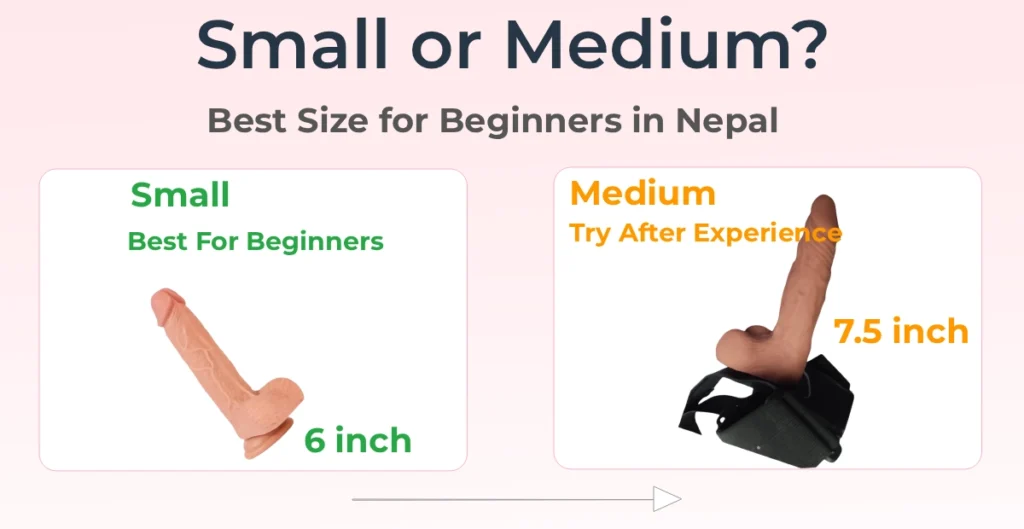 dildo size for beginners in Nepal